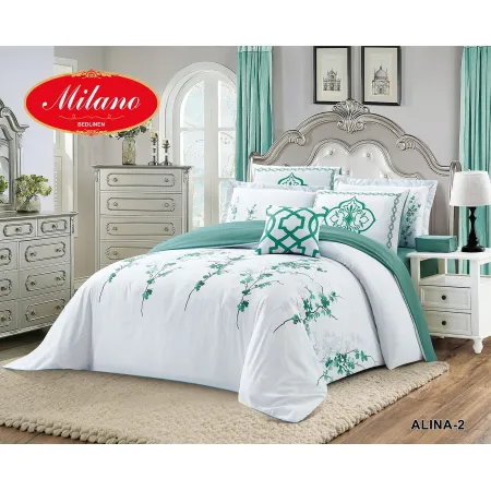 Milanobedlinen Comforter Alina Printed King 9pcs Set